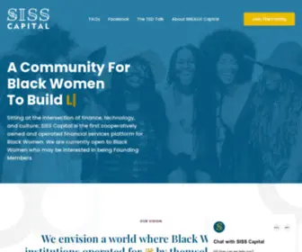 Sisscapital.com(Where Black Women Build Capital) Screenshot