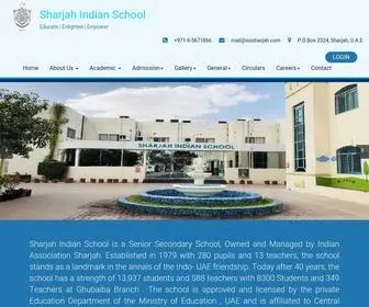 Sissharjah.com(Sharjah Indian School) Screenshot