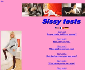 Sissytest.com(Sissy test) Screenshot