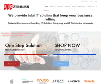 Sistechkharisma.com(Sistech Kharisma) Screenshot