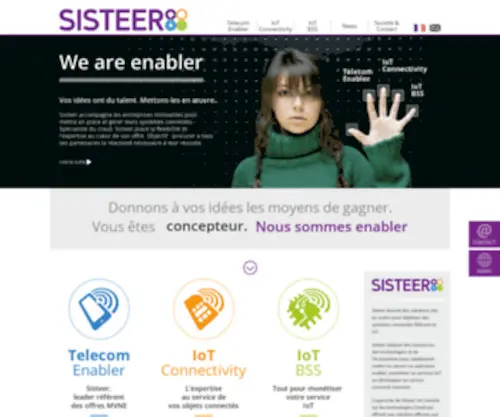 Sisteer.com(We Are Enabler) Screenshot