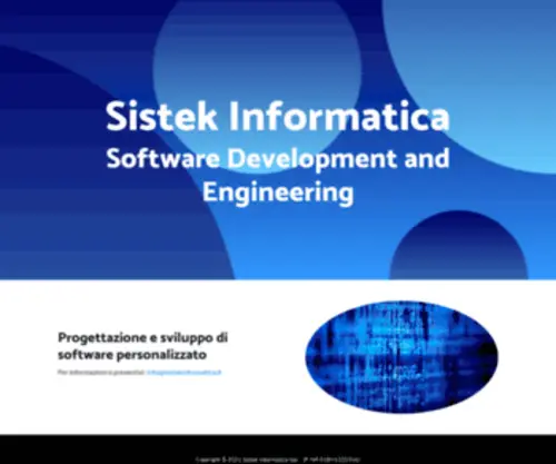 Sistekinformatica.it(Sistek Informatica) Screenshot