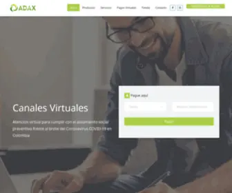 Sistemaadax.com(ADAX) Screenshot