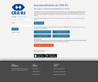 Sistemacrarj.com.br(CRA-RJ) Screenshot