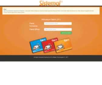 Sistemal.net.tr(SİSTEMAL) Screenshot