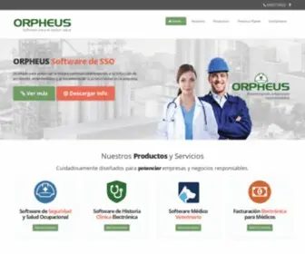 Sistemaorpheus.com(ORPHEUS) Screenshot