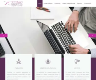 Sistemasabiertos.net(Sistemas Abiertos S.A) Screenshot