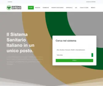 Sistemasanitario.it(Sistema Sanitario Nazionale) Screenshot