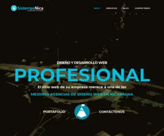 Sistemasnica.com(Diseño Web Nicaragua) Screenshot