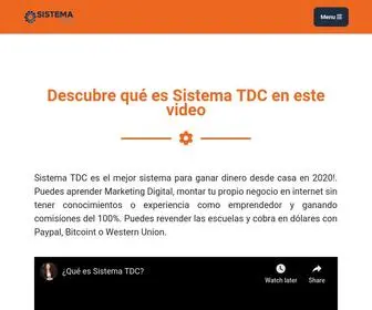 Sistematdc.website(Sistema TDC) Screenshot