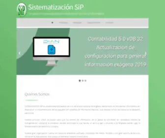 Sistematizacionsip.com(Sistematización) Screenshot