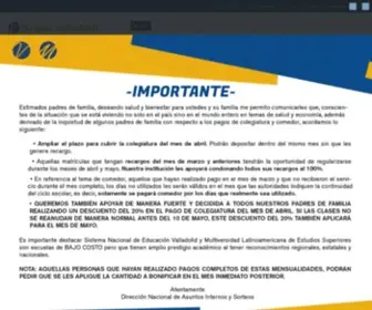Sistemavalladolid.com(Sistema Educativo Valladolid) Screenshot