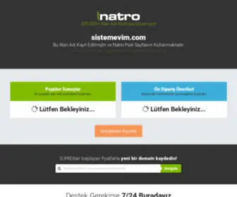 Sistemevim.com(Alan Adı Satılıktır) Screenshot