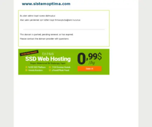 Sistemoptima.com(Sistem Optima) Screenshot