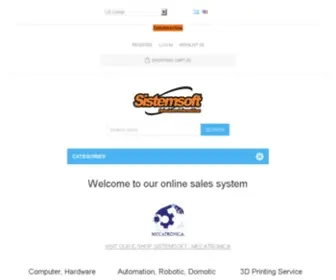 Sistemsoft.com.ar(Computacion distribuidor de equipos e insumos informaticos en Mendoza Argentina) Screenshot