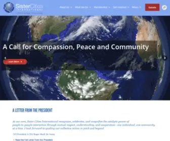 Sistercities.org(Sister Cities International (SCI)) Screenshot
