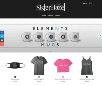 Sisterhazelmerch.com(Sister Hazel Merch Store) Screenshot