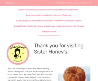 Sisterhoneys.com(Sister Honey's Bakery) Screenshot