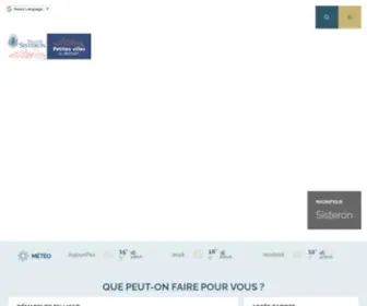 Sisteron.fr(Ville de Sisteron) Screenshot