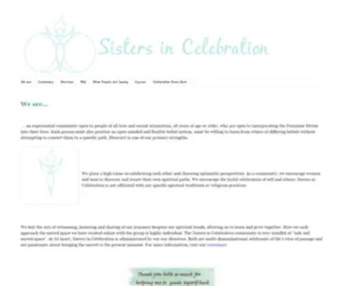 Sistersincelebration.org(Sisters in Celebration) Screenshot