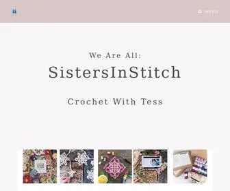 Sistersinstitch.com(Crochet With Tess) Screenshot