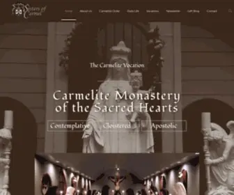 Sistersofcarmel.org(This Carmelite convent) Screenshot