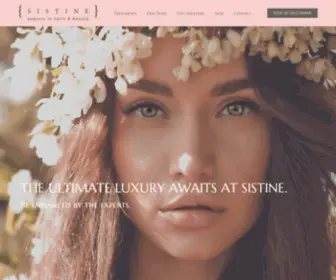 Sistinebeauty.co.uk(Sistine Beauty of Holywood) Screenshot