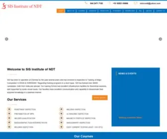 Sistraining.org(SIS Institute of NDT) Screenshot