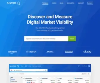 Sistrix.com(The SISTRIX Toolbox) Screenshot