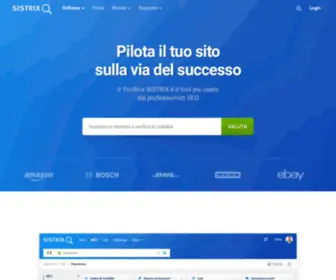 Sistrix.it(Toolbox SISTRIX) Screenshot