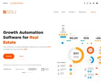 Sisu.co(Growth Automation Software for Real Estate) Screenshot