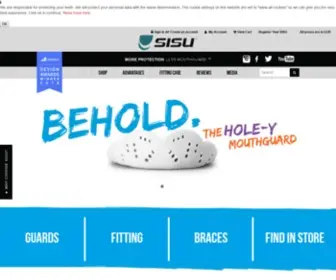 Sisuguard.eu(SISU Sports Mouthguards) Screenshot