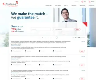 Sisystems.com(Canada Staffing & Recruitment for On Demand IT Talent) Screenshot