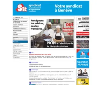 Sit-SYndicat.ch(Le site du SIT) Screenshot