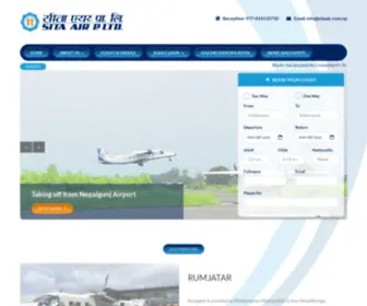 Sitaair.com.np(Sita Air) Screenshot