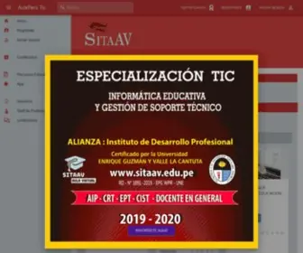 Sitaav.org(Sistema Integral de gestion educativa) Screenshot