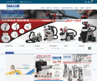 Sitaco.com.sa(For Indusdtrial Tools and Equipments) Screenshot