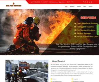 Sitafire.com(Sita fire services) Screenshot