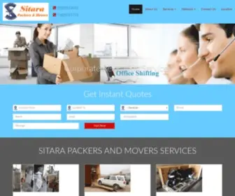 Sitarapackersandmovers.in(Sitara Packers and Movers) Screenshot