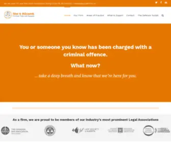 Sitarmilczarek.com(Sitar & Milczarek are a leading Criminal Law Firm in Calgary. Calgary Criminal Defence Lawyer) Screenshot