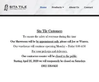 Sitatile.com(Sita Tile Distributors) Screenshot