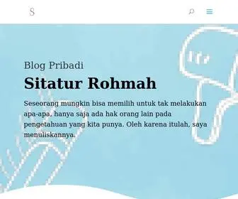 Sitaturrohmah.com(Sitatur Rohmah) Screenshot