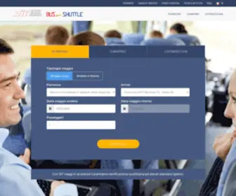 Sitbusshuttle.com(Sit Bus Shuttle è il servizio di transfer da e per gli aeroporti di Roma (Ciampino e Fiumicino)) Screenshot