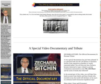 Sitchin.com(The Official Web Site of Zecharia Sitchin) Screenshot