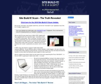Site-Build-IT-Scam.com(Reviews) Screenshot