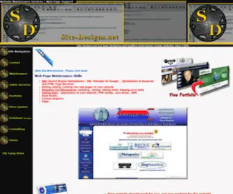 Site-Designs.net(Custom Website Designer) Screenshot