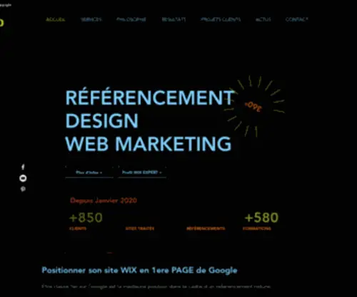 Site-Internet-Wix.fr(OO WEB. Agence 100% expert Wix) Screenshot