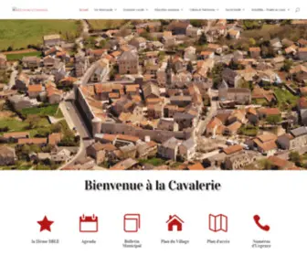 Site-Lacavalerie.fr(Site officiel de la Cavalerie) Screenshot