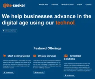 Site-Seeker.com(Digital Marketing Agency Serving Syracuse) Screenshot