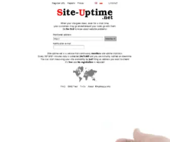 Site-Uptime.net Screenshot